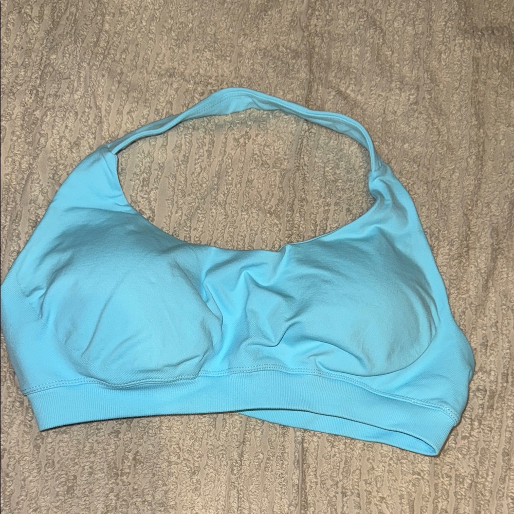 Amazon Light Blue Halter Bralette